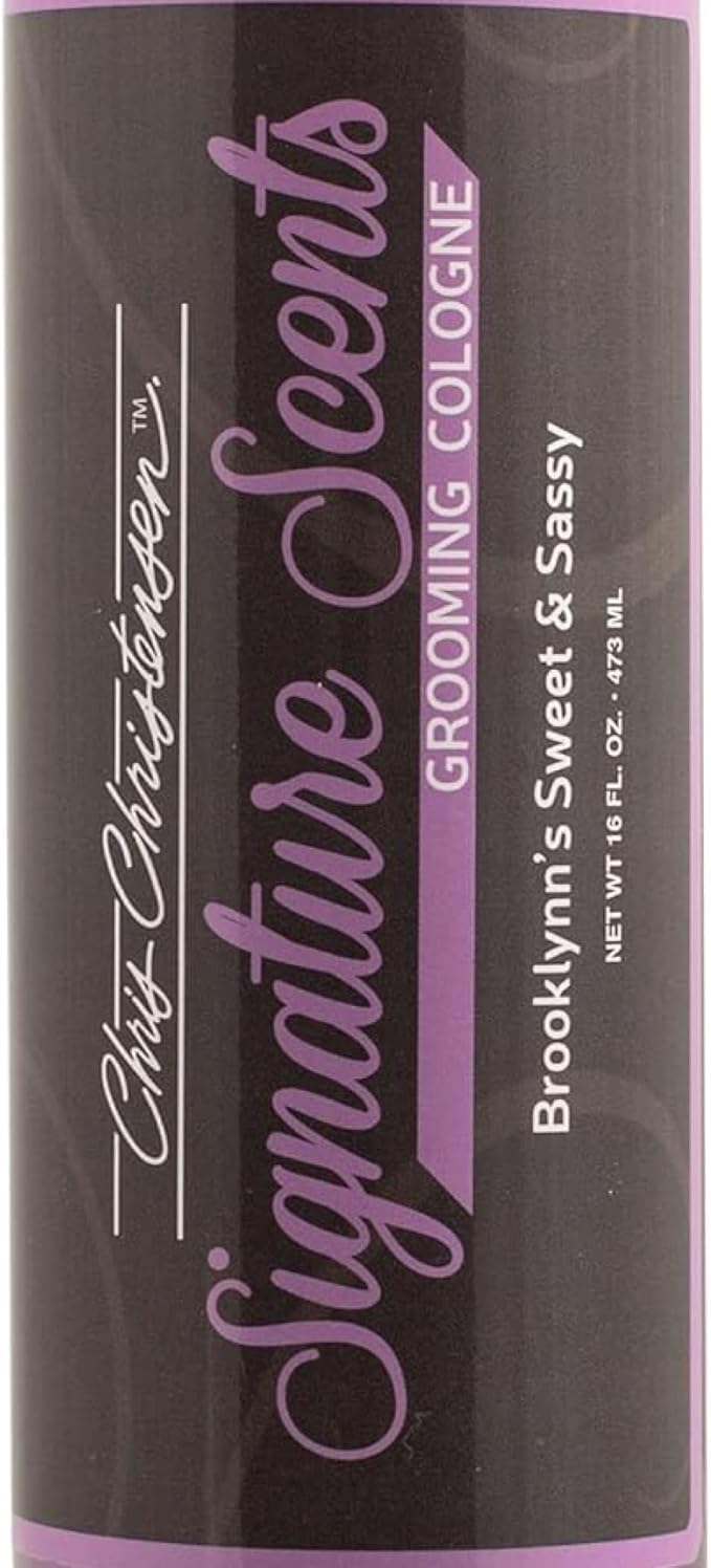 Chris Christensen Smart Scents Brooklynn's Sweet & Sassy Grooming Cologne, Groom Like a Professional, Long Lasting, Designer Fragrances, 16 oz