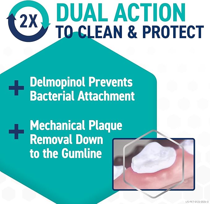 ORAVET Dental Chews for Dogs, Oral Care and Hygiene Chews (Extra Small Dogs, 3.5-9 lbs.) Yellow Pouch, 14 Count