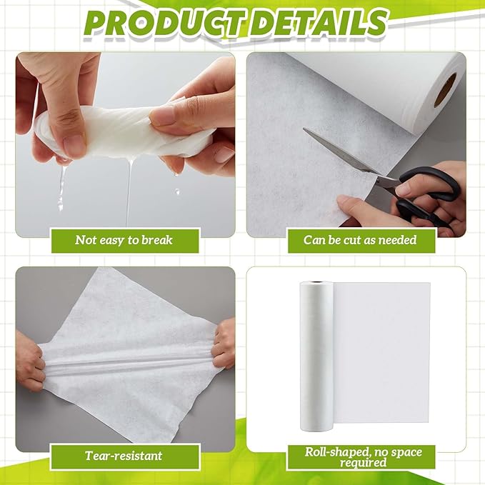 100 ft x 18 Inch Bird Cage Liner Disposable Parakeet Cage Liners Precut Absorbent Bird Paper Accessories for Pet Animal Parrot (White)