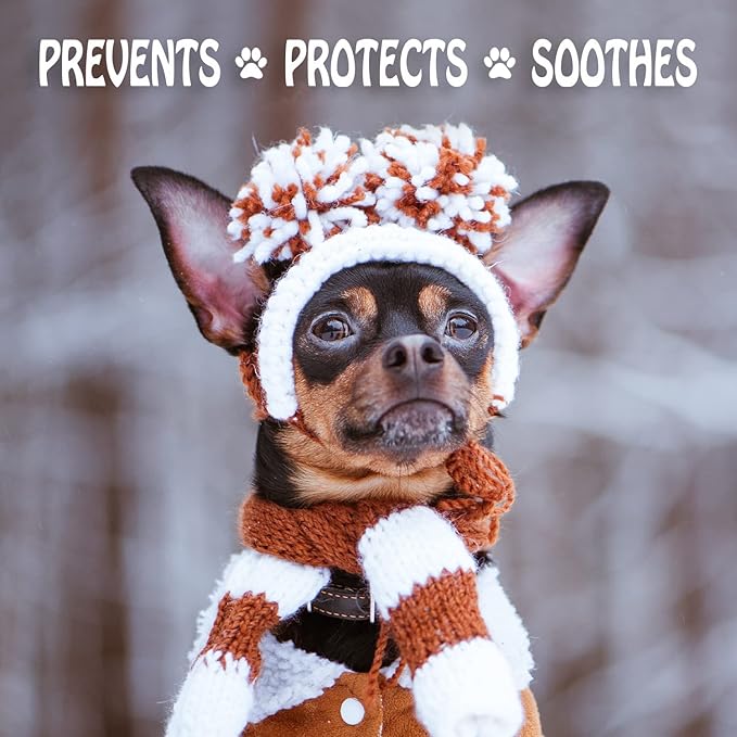 Musher’s Secret Dog Paw Wax 200g – Natural Paw Balm for Dogs with Vitamin E – Helps Protect Paws from Hot Pavement, Ice & Salt – Moisturizes Cracked Pads – Lick-Safe, Non-Toxic Dog Paw Protector