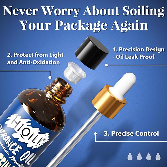 HIQILI Protein Shake Fragrance Oil 100ml - Long Lasting Scents for Diffuser for Home, Candle & Soap Making, Scented Body Products - 3.38 Fl Oz