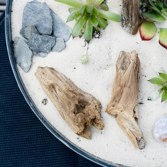 20 lbs Aquarium White Sand, 0.8-2 mm Small Aquarium Gravel for Fish Tank. Decorative Sand for Aquarium, Paintings, Plants Potted, Fire Pits, Candle, Vase and Crafts