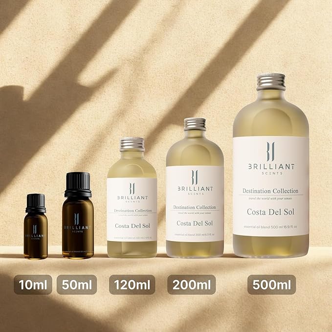 Brilliant Scents Diffuser Oil Refill, Essential Oils Set for Home, Fragrance Oil for Candle Making, Hotel, 50ML, Temptation