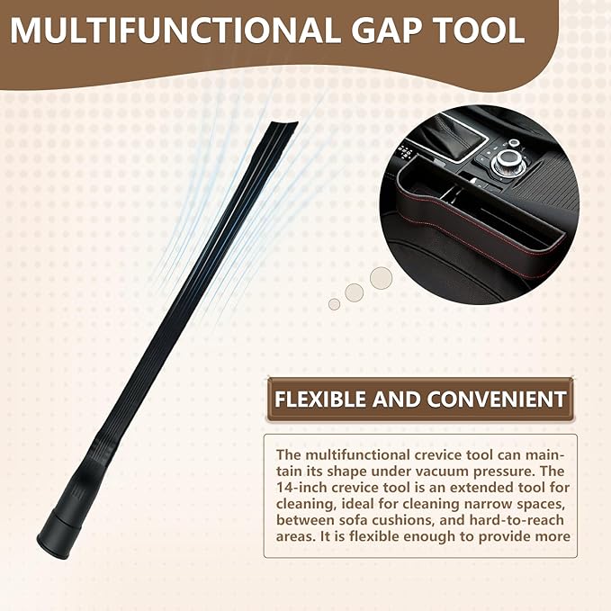 12 Piece For Shark vacuum accessories and attachments, dryer vent cleaner kit.