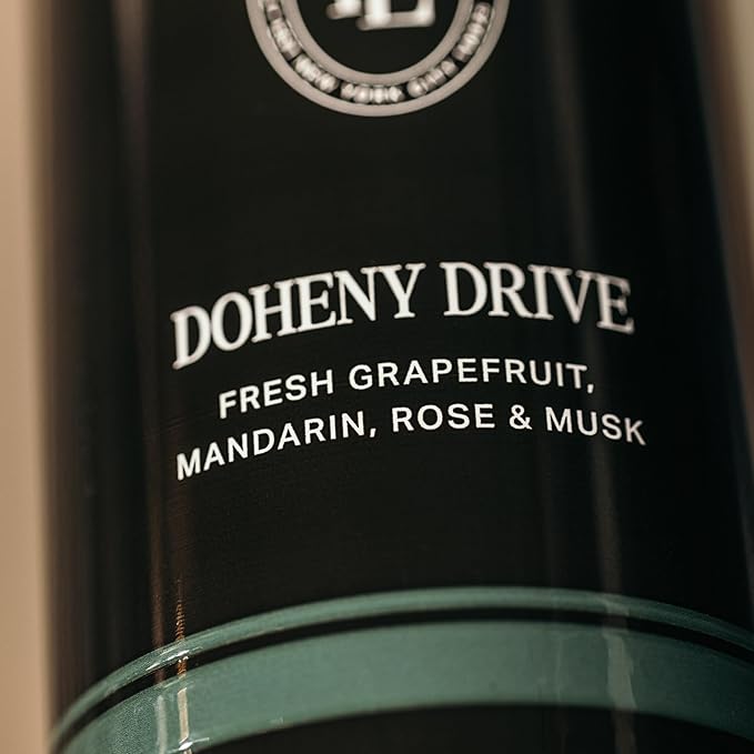 Preston Lane Signature Home Set – All Purpose Cleaner, Dish Soap, Hand Wash, Hand Cream & Scented Candle | Plant-Powered Cleaning & Care Essentials with Fine Italian Fragrance, Doheny Drive