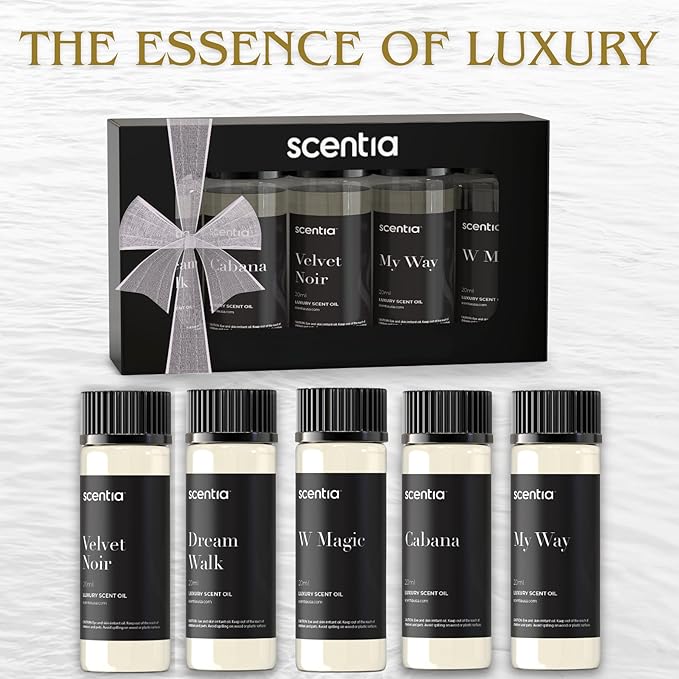 My Way Hotel Diffuser Oil | Aromatherapy Fragrances Inspired by 5-Star Hotels | Luxurious Scents Gift Set-5x20ml Bottles Set-The 1 Hotel Miami Beach & 5-Star Hotels - Thanksgiving & Holiday Gift