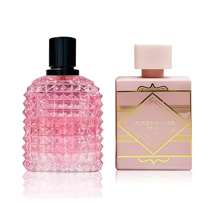 Women's Perfume Set - 2 Pack Eau de Parfum Spray 3.4 Oz Each | Floral Jasmine & Sweet Vanilla with Bergamot & Woody Notes | Long Lasting Original Scent Gift Set for Women (MilaWR&Luxurious)