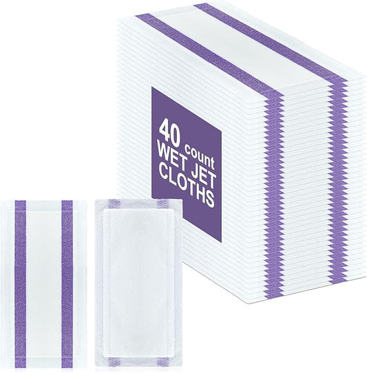 40 Count for Wet Pads Refill & for Wet Jet Refill, Disposable Wet Jet Refills for Wet Jet, All-Floor Cleaning Pads Safe for Hardwood