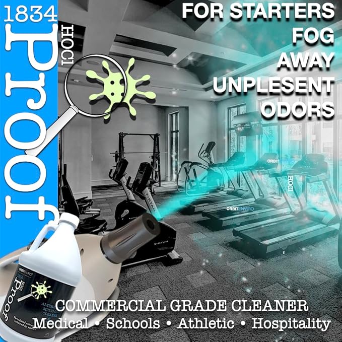 Hypochlorous Acid Cleaner | HOCl 500 PPM | Multi-Surface Cleaner for Home, Gym, Office, Pets & Commercial Use | 1 Gallon / 128 fl oz