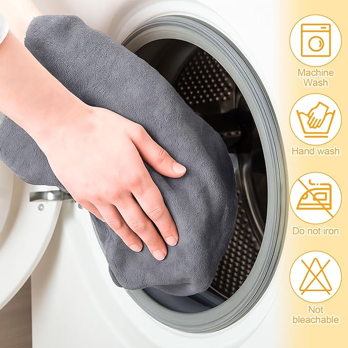 Dog Towels for Drying Dogs Large, Absorbent Microfiber Dogs Bath Towel, 40 x 24 Inch Soft Pet Grooming Towel, Dog Shower & Bath Supplies(Grey)