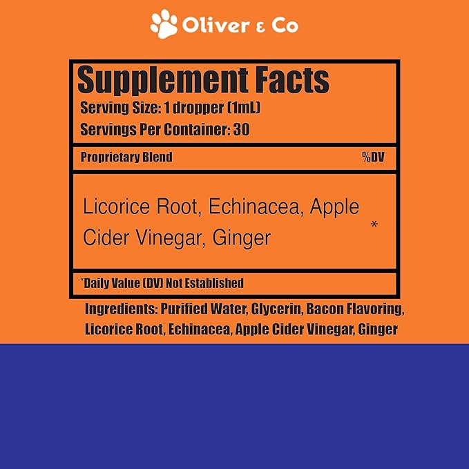 Natural Dog Ear Cleaner and Infection Treatment for Dogs - Dog Drops for Itching, Irritation, & Redness - Ear Infection Treatment for Dogs - 1 fl oz - Bacon Flavor