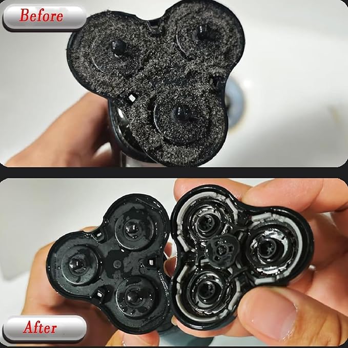 RazorCleaner,TrimmerCleaningSpray,withBrush,ElectricShaverCleaner,CleansBlades,EliminatesCutHair,2025NewElectricShaverCleaningSolution,withOdorEliminationRustPreventionPerformance