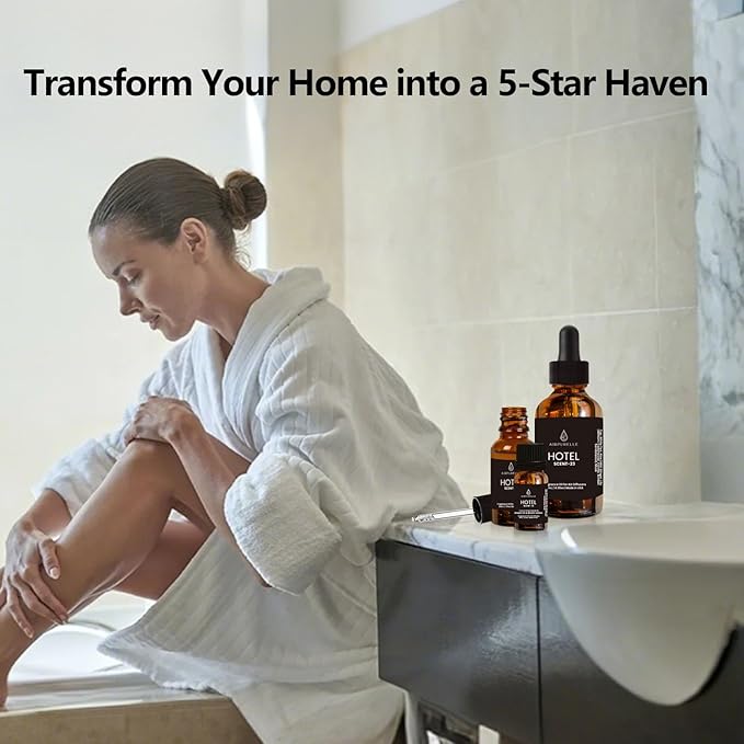 Hotel Diffuser Oil – Luxury White Tea Lily Warm Sandalwood Aromatherapy Premium Fragrance Oil for Ultrasonic and Waterless Diffusers 1 Pack(1 * 1.02 fl oz) Dream On Scent