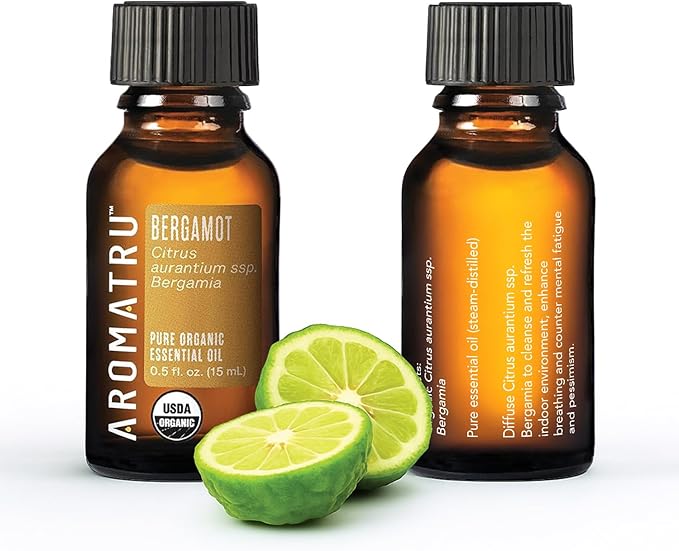 Inspire Essential Oil Kit – Clary Sage, Basil, Bergamot, and Rosemary Verbenone – Organic & Wildcrafted – ISO Certified – No Synthetic Fillers – Ethically Sourced