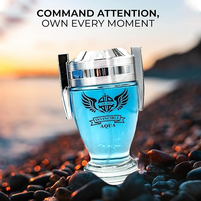 3Pack Men Colognes Combo Set Invincible Series 3.4 Fl Oz Each Eau De Parfume Spray with Woody Floral & Fruity Scent Perfume Gift Set Day to Night Use Fragrances