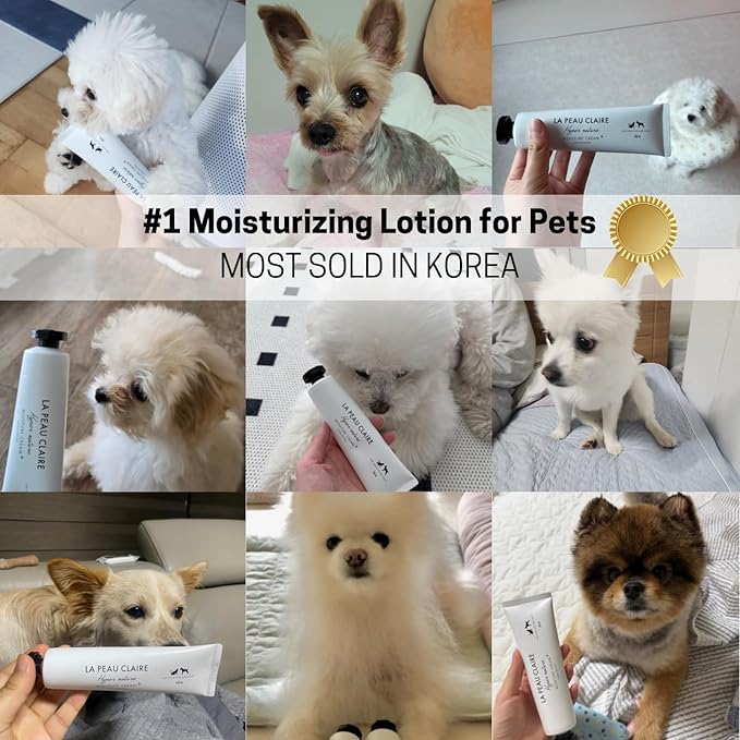 Hypoallergenic Dog Shampoo and Conditioner in 1, Cat Shampoo, Moisturizing, Tear-Free for Sensitive Skin, Puppies, with Pet-Friendly Fragrance, Includes Silicone Bath Brush (Moisturizer)