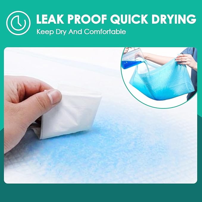 JollyMate Punny Pee Pads 13"x18", 100 Pack Strong Absorption & Leak-Proof Dog Pee Pads, Waterproof and Quick-Dry Pee Pads for Dogs and Cats, Rabbits