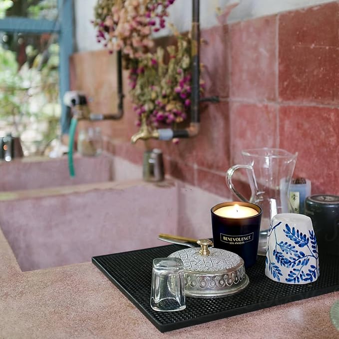 Benevolence LA Clearance Candles Rose & Sandalwood Scented Candle | Soy Candles, Black Candle for Home | Gifts for Women and Men | Home Fragrance | Aromatherapy | 6oz