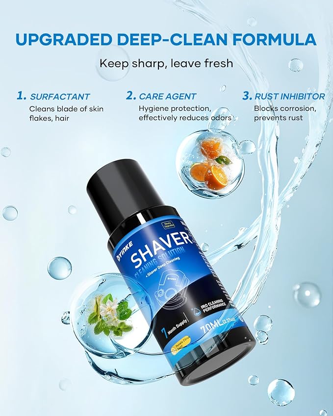 2025 New Reusable Cartridge Compatible with Braun Clean & Renew Refill Cartridge CCR, Shaver Cleaning & Care Refill Kit with Gentle Hygienic Protection, Eco-Friendly