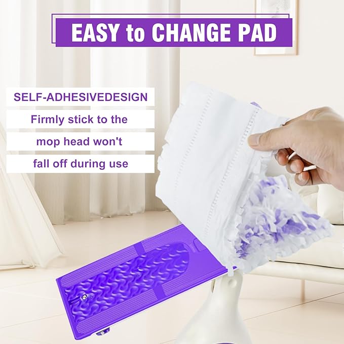 36 Pack Disposable Power Mop Refills Pads for Swiffer Power Mop,Swifter Spray Wet Pads Refill,Disposable Spray Mopping Pads Refills for Multi-Surface Floor Cleaning