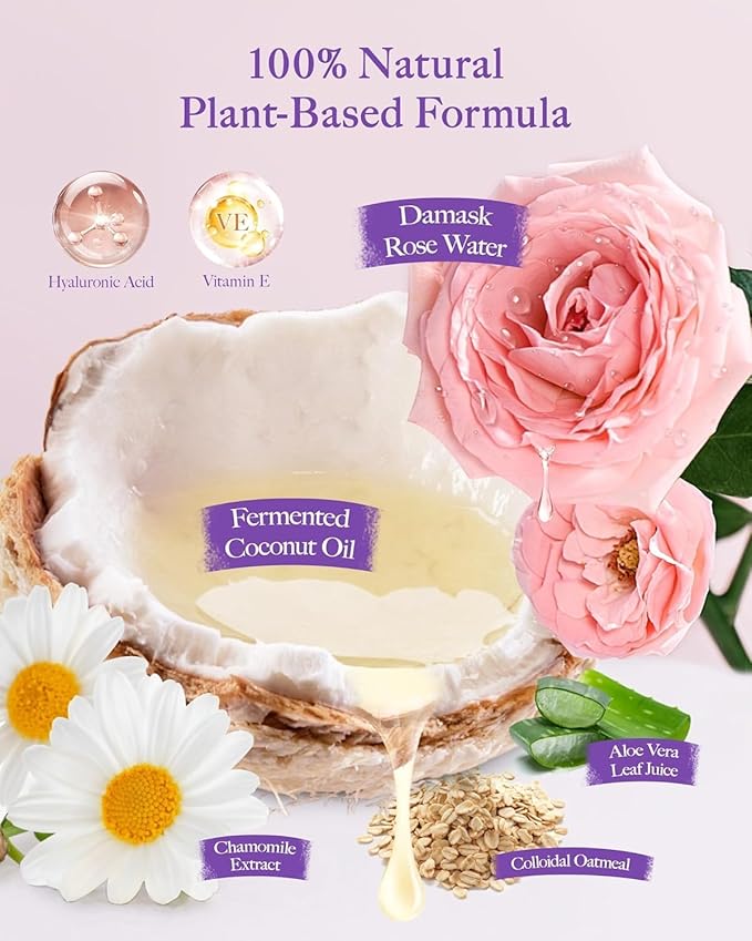 HICC PET Cleaning Deodorizing Wipes for Dogs & Cats, Vet Recommended Nourishes Smoothes Fur Pet Grooming Wipes with Fermented Coconut Oil, Hypoallergenic Plant-Based Wipes for Horse Skin, Coat & Hoof