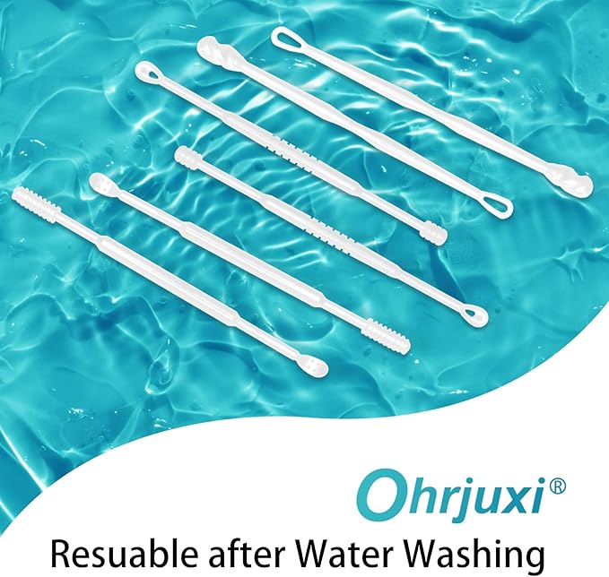 Ear Wax Removal Tool - 201 PCS Reusable Ear Cleaners, Professional-Grade TPE, Effective & Gentle Ear Cleaning Kit, Clogged & Itch Ear Relief - Suitable for All Types of Ears(3 Styles)