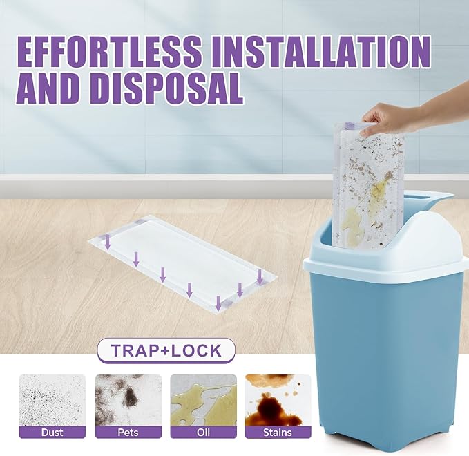 40 Count for Wet Pads Refill & for Wet Jet Refill, Disposable Wet Jet Refills for Wet Jet, All-Floor Cleaning Pads Safe for Hardwood