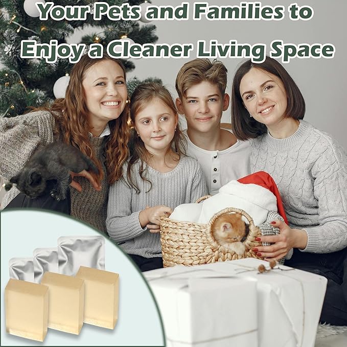 3 Pack Pet Odor Control Deodorant Gel for MeoWant Automatic Cat Litter Box, Odor Eliminator for MeoWant Self-Cleaning Cat Litter Box