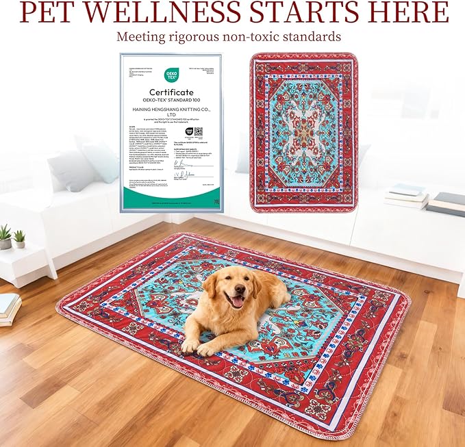 Homimp Washable Pee Pads for Dogs, 2 Pack Reusable Puppy Pads Waterproof, Absorbent and Leakproof Dog Pee Pads, Non Slip Puppy Training Pads, Pet Mat for Floor, Crate, Couch, Whelping,Brown, 36"x36"