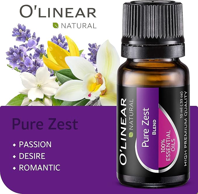 O'linear Essential Oils 6 Blends Set - Perfect for Humidifiers and Diffusers, Aromatherapy Diffuser Oils Scents, Essential Oil Kit for Home Use, Essential Oil Pack with Various Scents