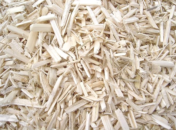 High Grade French Hemp Bedding, 44lb (400L) Jumbo Bulk Bag of Extremely Low Dust Shavings for Horses, Chickens, Small Animals, Rats, Guinea Pigs, Bunny Rabbits, Reptiles, Good Chicken Coop Bedding