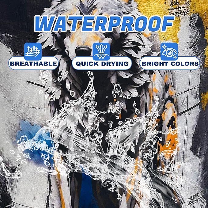 Wolf Laundry Basket Grey Wolf Animal Oxford Cloth Laundry Hamper With Handle Foldable Portable Clothes Storage Basket 18.9 X 16.5 In Storage Bag For Laundry Room/Bathroom/Bedroom/Dormitories