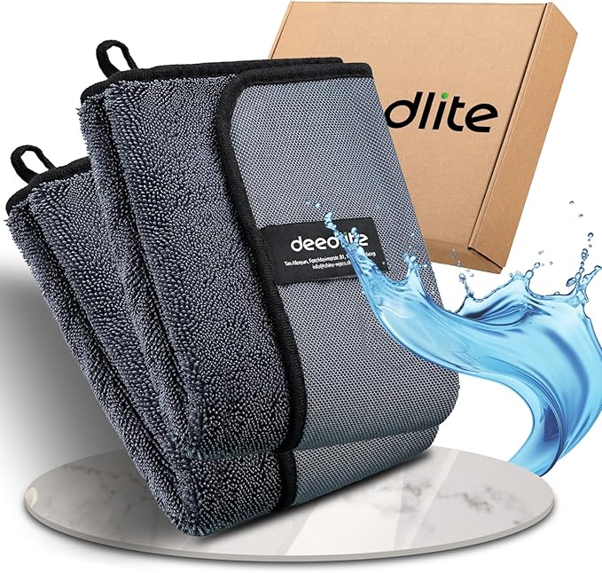 Shiny Bath Wipes Shower Cleaning Cloths, Premium Car Drying Towel | Ultra Absorbent Twisted-Loop Design| Microfiber Towel for Car, Shower Cabin, Household