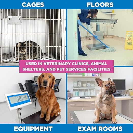 REScue Canister Wipes & Gallon Concentrate – Disinfectant Cleaner for Vet Use, Designed to Clean Kennels, Litter Boxes & More