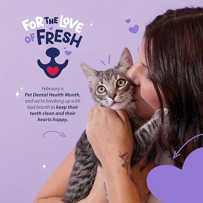 Dental Fresh Advanced Plaque and Tartar Water Additive, 32oz – Dog Teeth Cleaning Formula to Freshen Breath and Improve Cat & Dog Dental Care