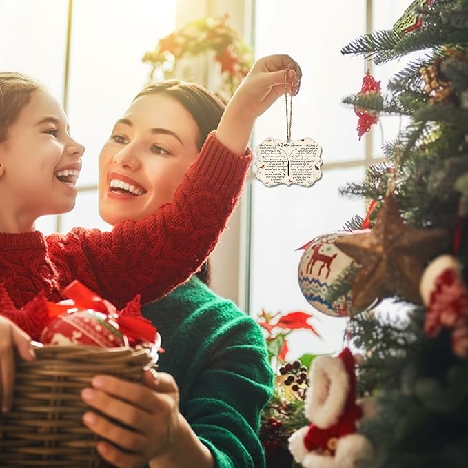 Hyturtle Butterfly l As I Sit in Heaven Ornament - Butterfly Memorial Gifts for Loss of Loved One - Christmas Tree Cardinal Aluminum Ornament