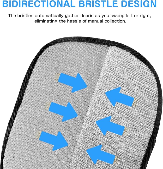 2 Packs Pet Hair Removal Gloves for Cats & Dogs, 2025 Upgraded Pet Grooming Gloves for Shedding & Massage, Reusable Cat Hair Remover Glove for Clothes, Furniture & Bedding