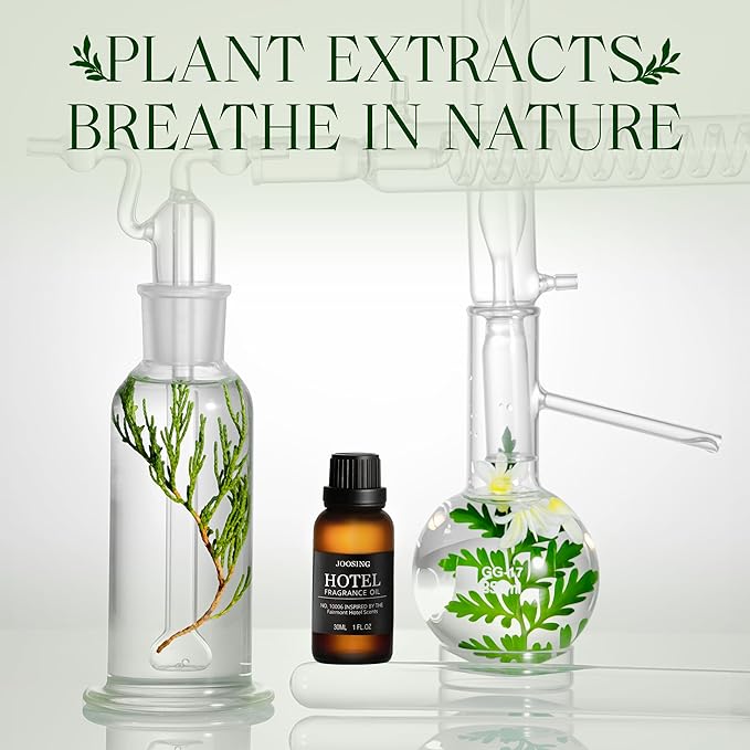 Hotel Diffuser Oils Gift Set, Joosing Hotel Scent Essential Oils 4 x 30ml Large Bottles (4 Fl Oz Total), Premium Fragrance Oil No. 10006 The Fairmont for Aromatherapy Diffusers and Humidifiers