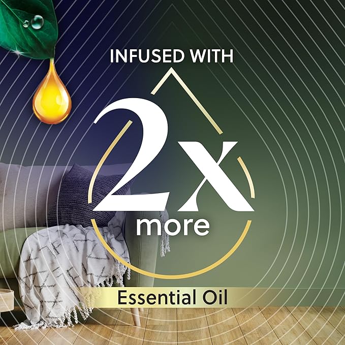 Air Wick Plug In Vibrant Scented Oil, Campfire + Winter Woods, Air Fresheners for Home Long Lasting,Home Room Fresheners,Air Freshener Plug In, House Essentials for Small Spaces + Large Spaces,5 ct