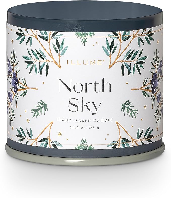 ILLUME Vanity Tin Candle, North Sky, Signature 11.8 oz.