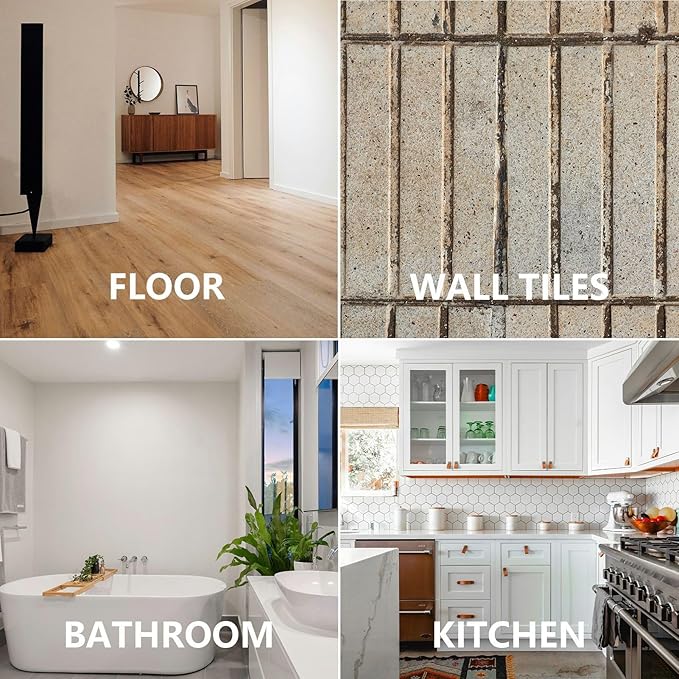 Small Scrub Brush with Nylon Bristles - Heavy Duty Cleaning Brush for Bathroom, Kitchen, Grout, Tiles - Non-Slip Teardrop Handle & Hangable Design - Deep Blue