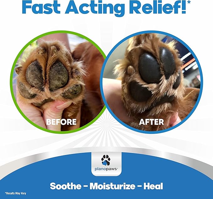 Lick Safe Dog Paw Pad Balm 2 Oz - Dog Nose Balm for Dry Nose - Safe Effective Paw Balm for Dogs to Fix Dry Cracked Paws - Dog Paw Protector from Heat, Sand, Snow - Easy to Use Paw Soother for Dogs