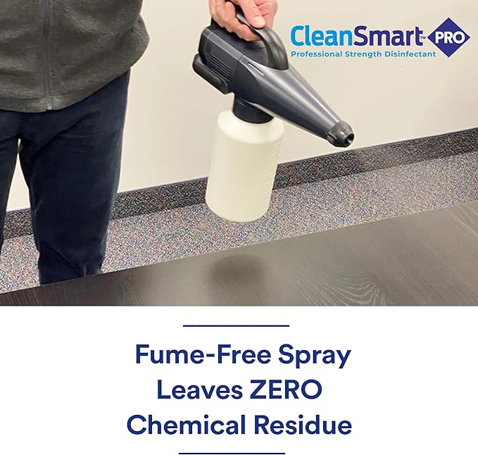 CleanSmart Hospital Grade Disinfectant, Kills 99.9% of Viruses and Bacteria, Hypochlorous Acid Technology, EPA Registered, 1 Gallon (HOCL)