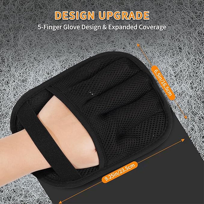 4PCS Pet Hair Removal Glove for Cats & Dogs, Upgraded Five-Finger Electrostatic Pet Hair Remover Glove, Reusable Magic Brush Pet Hair Removal Tool for Laundry, Couch, Carpet & Car Seat