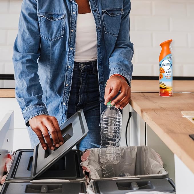 Febreze Air Mist Air Freshener Spray, Odor-Fighting Room Spray, Air Fresheners for Home and Bathroom and Kitchen, Aerosol Can, Hawaiian Aloha Scent, 8.8oz, 1 Count