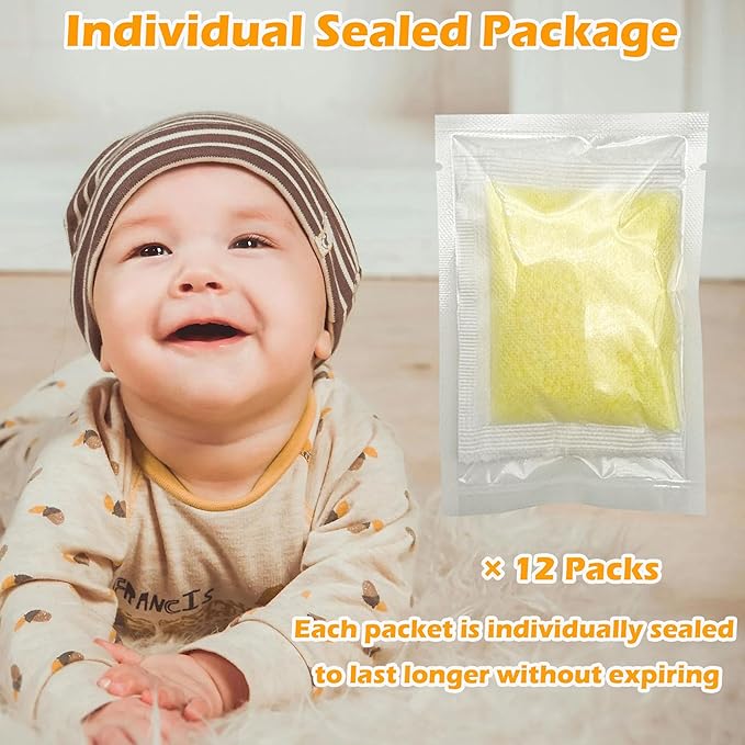 12 Pack Deodorizers Refills for Munchkin Pail Diaper, Diaper Pail Odor Removing for Munchkin deodorizing Discs