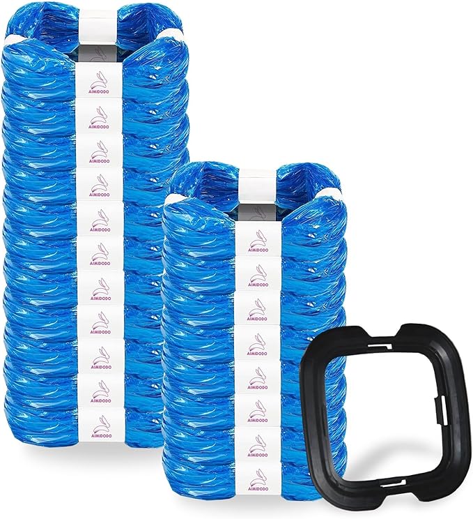 18 pcs Universal Cat Litter Refills Bag Litter Refills Compatible with Your Litter Refill Cartridge for Litter Genie +（Disposable Cap are Included）