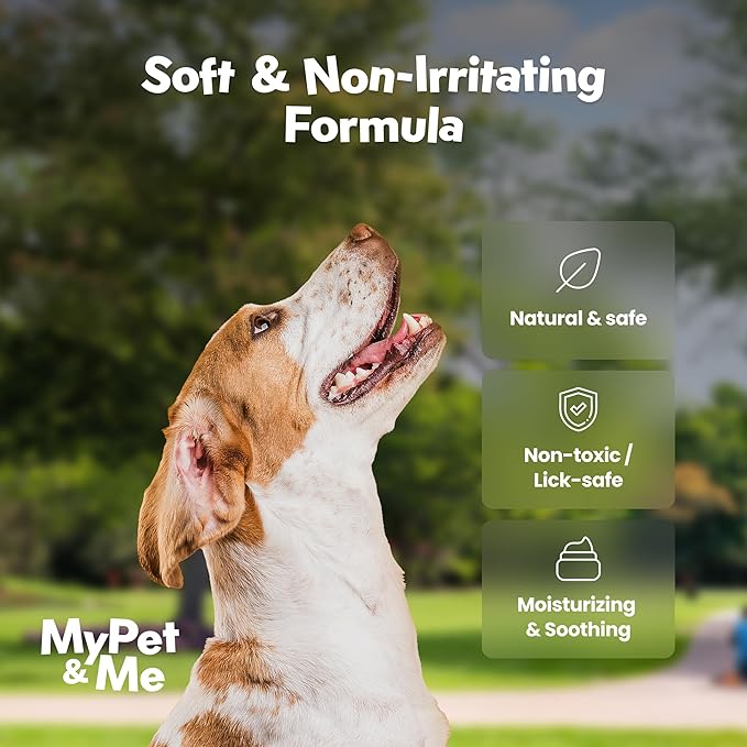 My Pet & Me Dog & Cat Paw and Nose Balm – 6g | Lick-Safe, Natural & Moisturizing Paw Balm for Dry or Cracked Pads | Gentle Nose & Paw Care