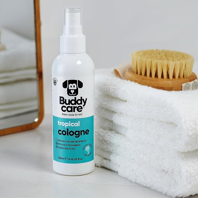 Dog Cologne - Tropical - 200ml - Refreshing and Tropical Scented Dog Cologne - Refreshes Between Dog Washes