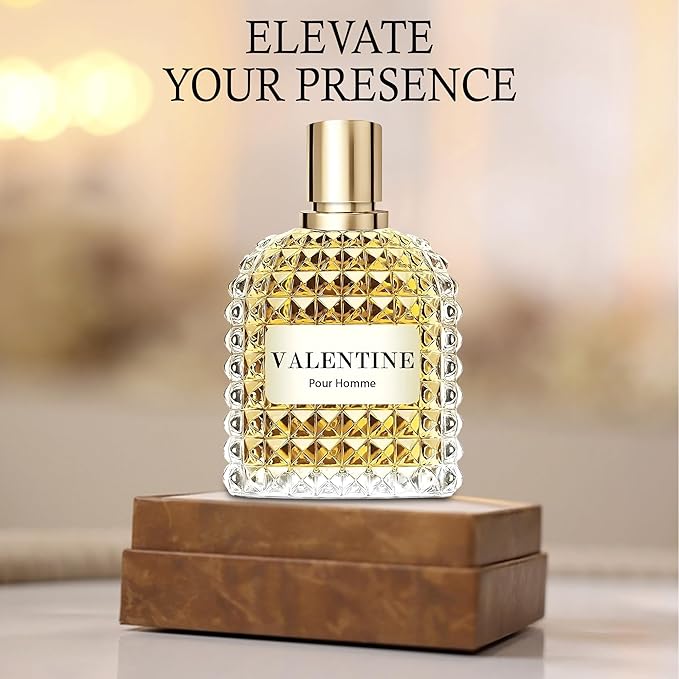 3Pack Men Colognes Gift Set Valentine Series Eau De Parfume Spray with Woody Floral & Fruity Scent Perfume Gift Set Day to Night Luxury Long Lasting Fragrances